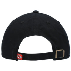 Kansas City Chiefs '47 Clean Up Script Adjustable Hat Black | 47 brand