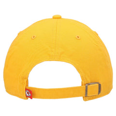 Kansas City Chiefs '47 Clean Up Script Adjustable Hat Gold | 47 brand