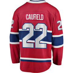 Cole Caufield Montreal Canadiens Fanatics Home Breakaway Replica Jersey - Red - NHL