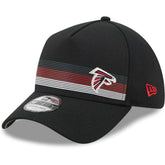 Atlanta Falcons New Era Flawless Stripe 39THIRTY Flex Hat Black | NFL