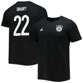 Serge Gnabry Bayern Munich Amplifier Name & Number T-Shirt Black | Adidas discount
