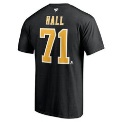 Taylor Hall Boston Bruins Fanatics Authentic Stack Name & Number T-Shirt - Black - NHL