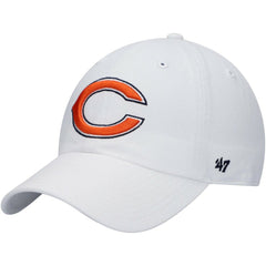 Chicago Bears '47 Logo Clean Up Adjustable Hat White | 47 brand