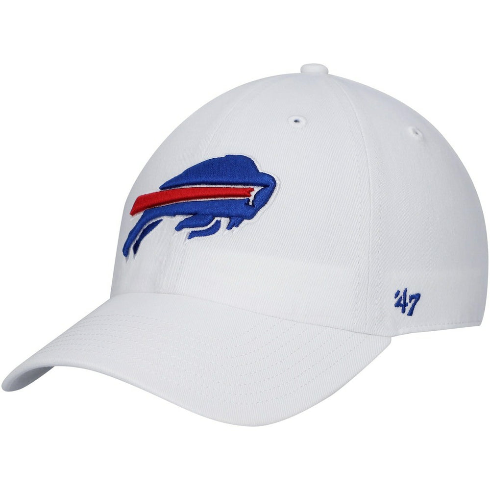 Buffalo Bills '47 Logo Clean Up Adjustable Hat White | 47 brand