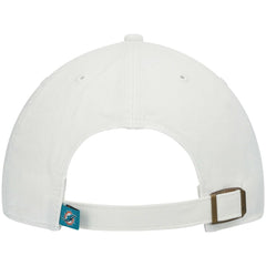 Miami Dolphins '47 Clean Up Adjustable Hat White | 47 brand