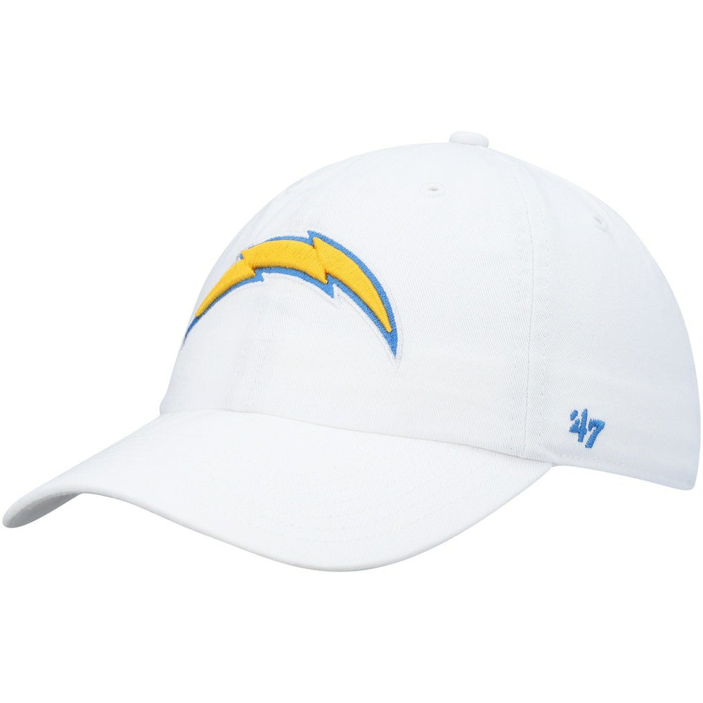Los Angeles Chargers '47 Clean Up Adjustable Hat White | 47 brand