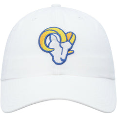 Los Angeles Rams '47 Logo Clean Up Adjustable Hat White | 47 brand