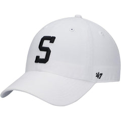 Pittsburgh Steelers '47 Clean Up Adjustable Hat White | 47 brand