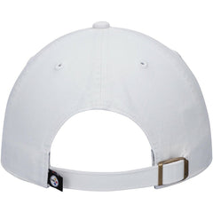 Pittsburgh Steelers '47 Clean Up Adjustable Hat White | 47 brand