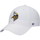 Minnesota Vikings '47 Logo Clean Up Adjustable Hat White | 47 brand