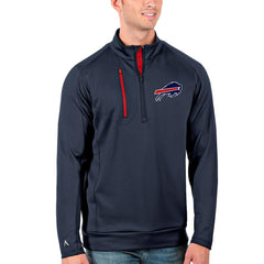 Buffalo Bills Antigua Generation Quarter-Zip Pullover Jacket Navy/Red | NFL