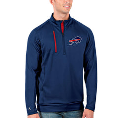 Buffalo Bills Antigua Generation Quarter-Zip Pullover Jacket Royal/Red | NFL