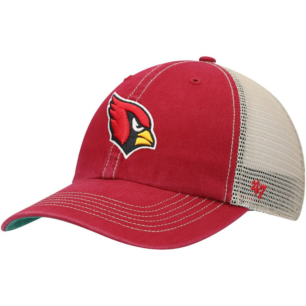 Arizona Cardinals '47 Trawler Trucker Clean Up Snapback Hat Cardinal/Natural | 47 brand
