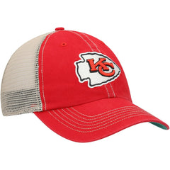 Kansas City Chiefs '47 Trawler Trucker Clean Up Snapback Hat Red/Natural | 47 brand
