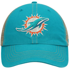 Miami Dolphins '47 Trawler Trucker Clean Up Snapback Hat Aqua/Natural | 47 brand
