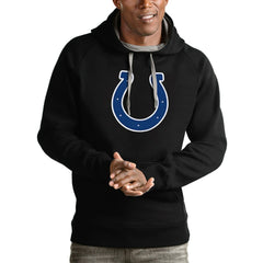 Indianapolis Colts Antigua Victory Pullover Hoodie Black | NFL