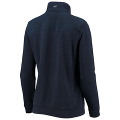 Dallas Cowboys Vineyard Vines Women's Shep Shirt Quarter-Zip Sweatshirt Navy | NFL