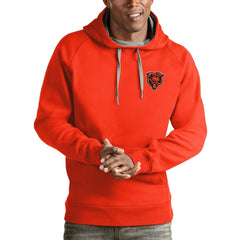 Chicago Bears Antigua Logo Victory Pullover Hoodie Orange | NFL