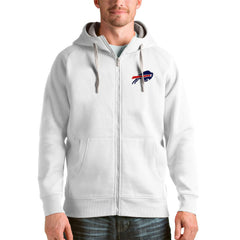 Buffalo Bills Antigua Victory Full-Zip Hoodie White | NFL