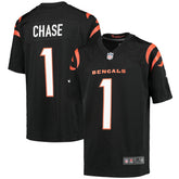 Ja'Marr Chase Cincinnati Bengals Youth Game Jersey Black | Nike for Sale