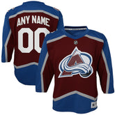 Colorado Avalanche Youth Home Custom Replica Jersey - Burgundy - NHL