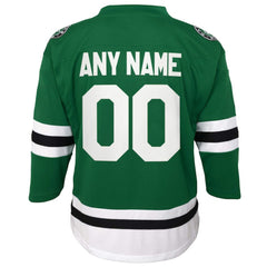 Dallas Stars Youth Home Replica Custom Jersey - Green - NHL