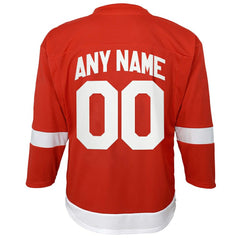 Detroit Red Wings Youth Home Replica Custom Jersey - Red - NHL