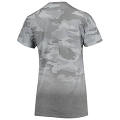 Las Vegas Raiders Juniors Beth Camo Dip-Dye T-Shirt Gray/Black | NFL
