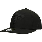 Atlanta Falcons New Era Black on Black Low Profile 59FIFTY II Fitted Hat Black | NFL