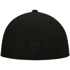 Atlanta Falcons New Era Black on Black Low Profile 59FIFTY II Fitted Hat Black | NFL
