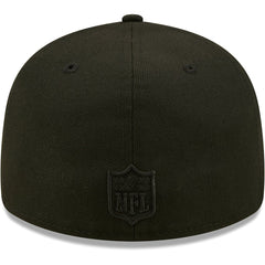 Jacksonville Jaguars New Era Black on Black Low Profile 59FIFTY II Fitted Hat Black | NFL