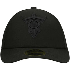 Tennessee Titans New Era Alternate Logo Black on Black Low Profile 59FIFTY II Fitted Hat Black | NFL