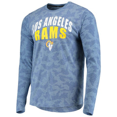 Los Angeles Rams MSX by Michael Strahan Camo Performance Long Sleeve T-Shirt Royal | NFL