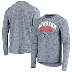 Houston Texans MSX by Michael Strahan Camo Performance Long Sleeve T-Shirt Navy | NFL