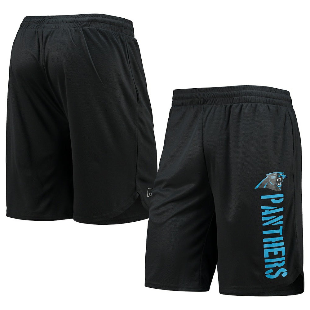 Carolina Panthers MSX by Michael Strahan Training Shorts Black | NFL