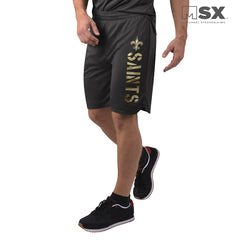 New Orleans Saints MSX by Michael Strahan Training Shorts Black | NFL