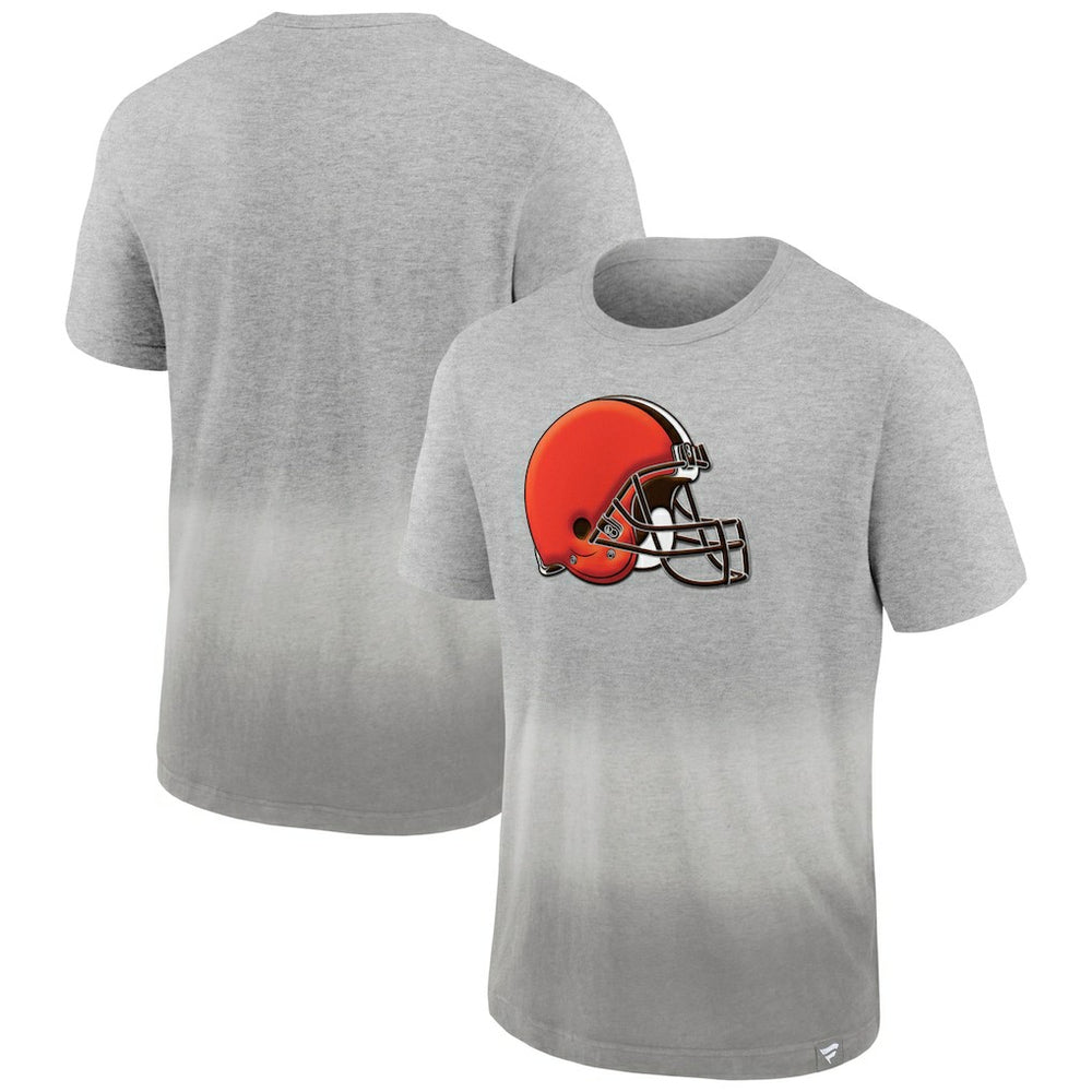 Cleveland Browns Team Ombre T-Shirt Heathered Gray/Gray | Fanatics
