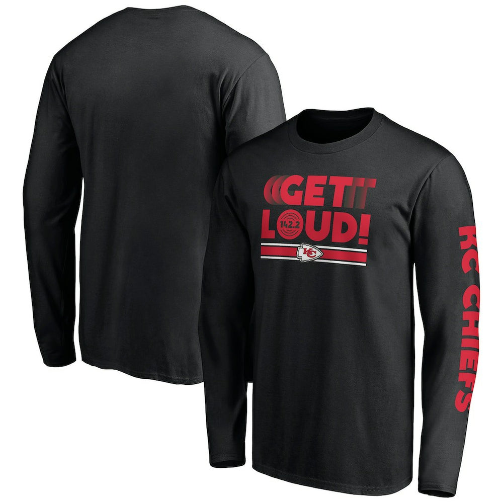 Kansas City Chiefs Hometown Collection Facemask Long Sleeve T-Shirt Black | Fanatics