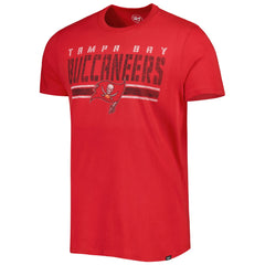 Tampa Bay Buccaneers '47 Team Stripe T-Shirt Red | 47 brand