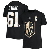 Mark Stone Vegas Golden Knights Youth Player Name & Number T-Shirt - Black - NHL