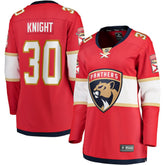 Spencer Knight Florida Panthers Fanatics Women's Home Breakaway Jersey - Red - NHL