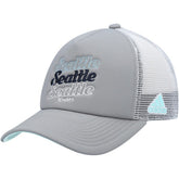 Seattle Kraken adidas Women's Foam Trucker Snapback Hat - Gray/White - NHL