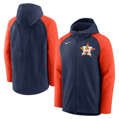Houston Astros Nike Authentic Collection Performance Raglan Full-Zip Hoodie - MLB