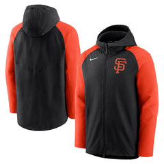 San Francisco Giants Nike Authentic Collection Performance Raglan Full-Zip Hoodie - MLB