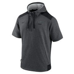 Chicago White Sox Nike Authentic Collection Dry Flux Performance Quarter-Zip Short Sleeve Hoodie - MLB