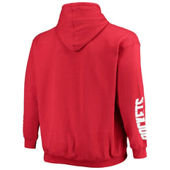 Houston Rockets Big & Tall Team Wordmark Pullover Hoodie Red - NBA