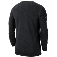 Brooklyn Nets Courtside Retro Elevated Long Sleeve T-Shirt Black - NBA