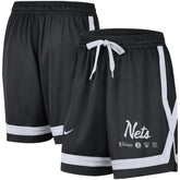 Brooklyn Nets Women's Crossover Performance Shorts Black - NBA