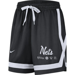 Brooklyn Nets Women's Crossover Performance Shorts Black - NBA