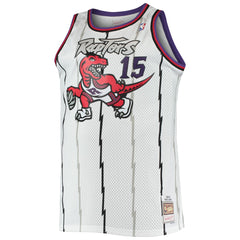 Vince Carter Toronto Raptors 1998/99 Big & Tall Hardwood Classics Swingman Jersey White - NBA